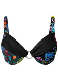 Sally Underwire Ring Top Midnight Elegance