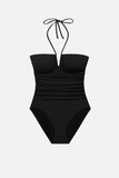 Sutton V Wire Bandeau One Piece Black