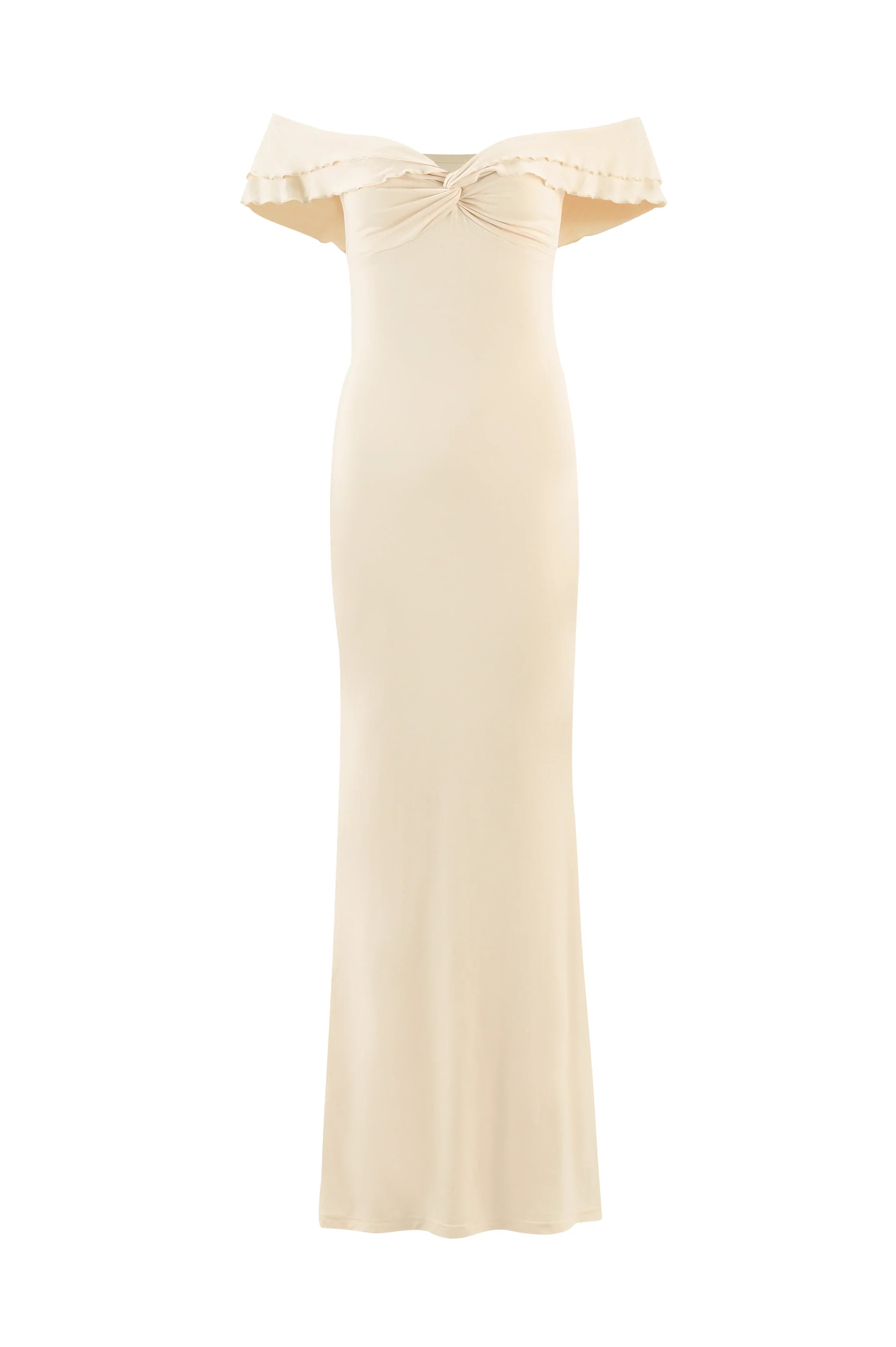DENALI MAXI DRESS WHITE BONE