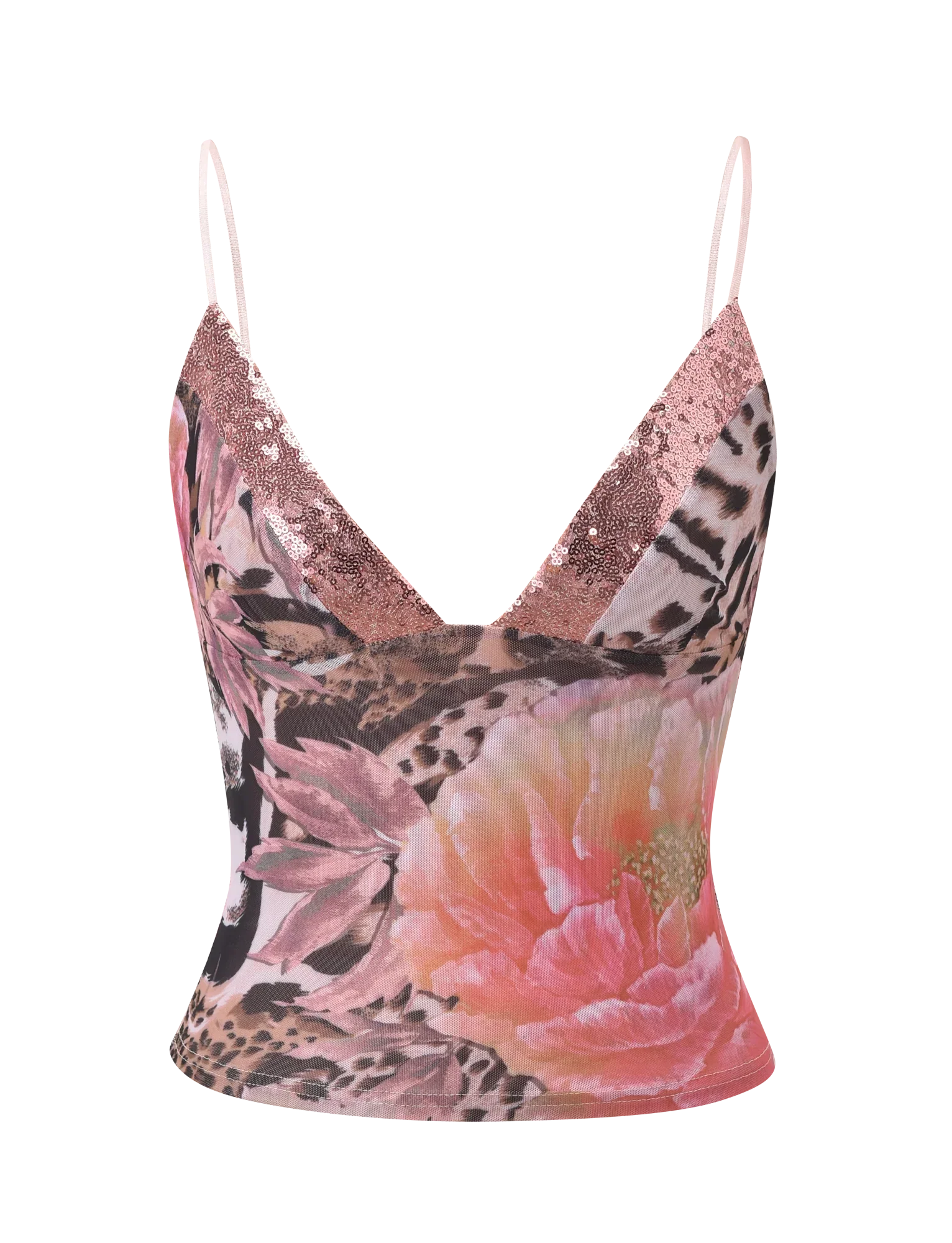 FENELLA TOP ANIMALIER FLORAL