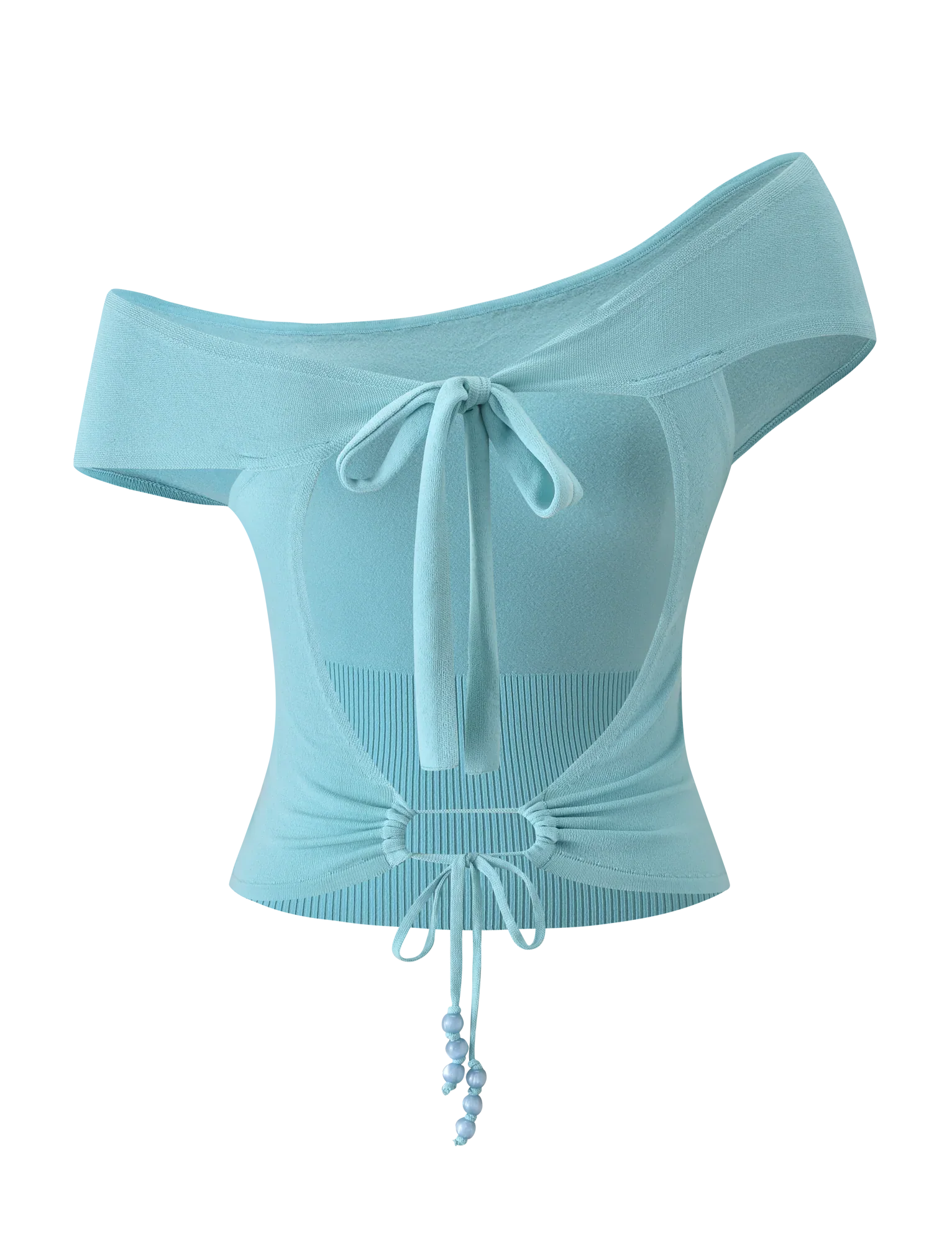 JASMINA KNIT TOP BLUE