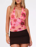 FRANCIS TOP MULTI OMBRE FLORAL