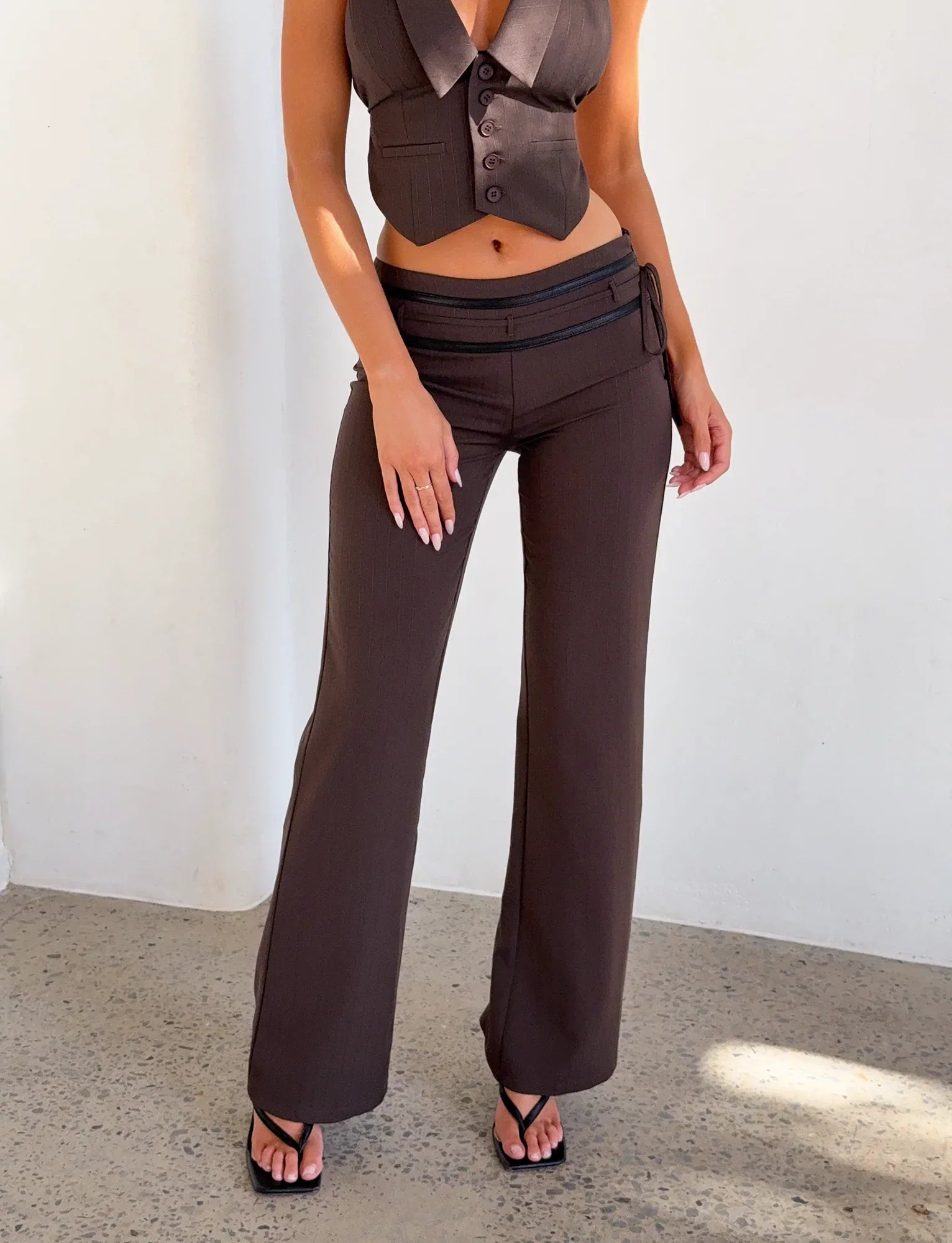 FEDRA PANT CHOCOLATE