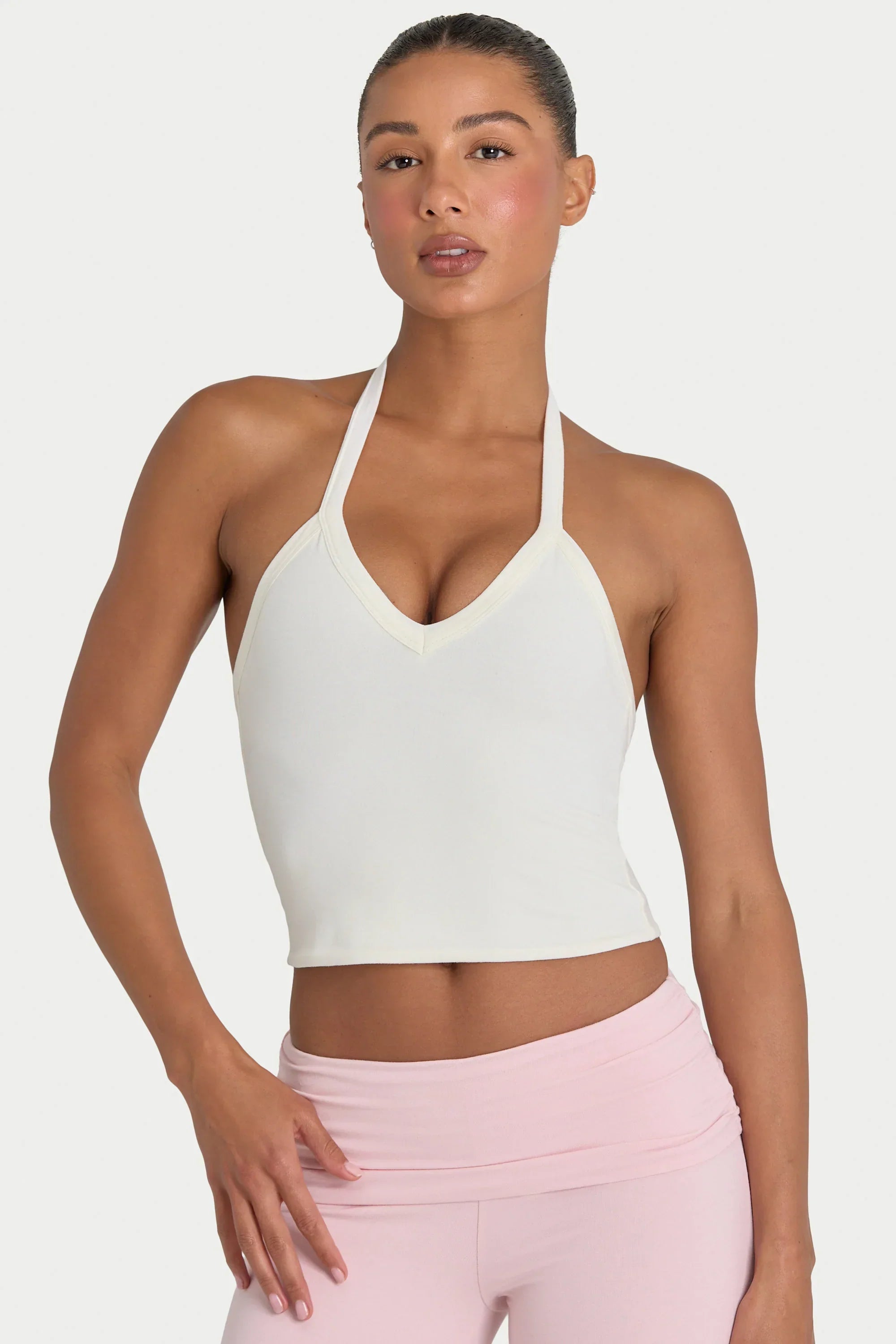 ButterCloud Crop Tank Top in Coconut