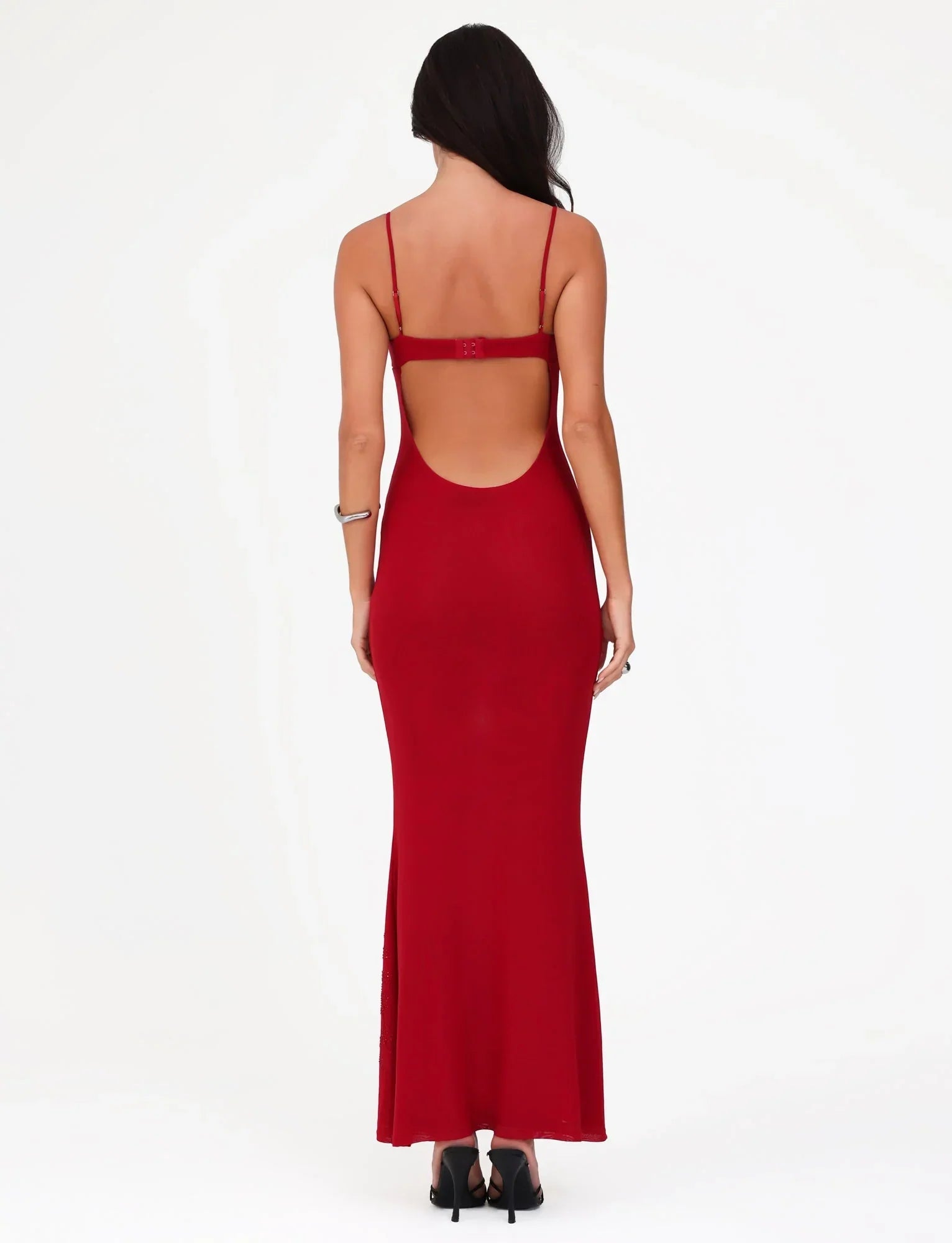 OCTAVIA MAXI DRESS RED CHERRY RED