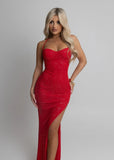 In The Spotlight Maxi Dress Red