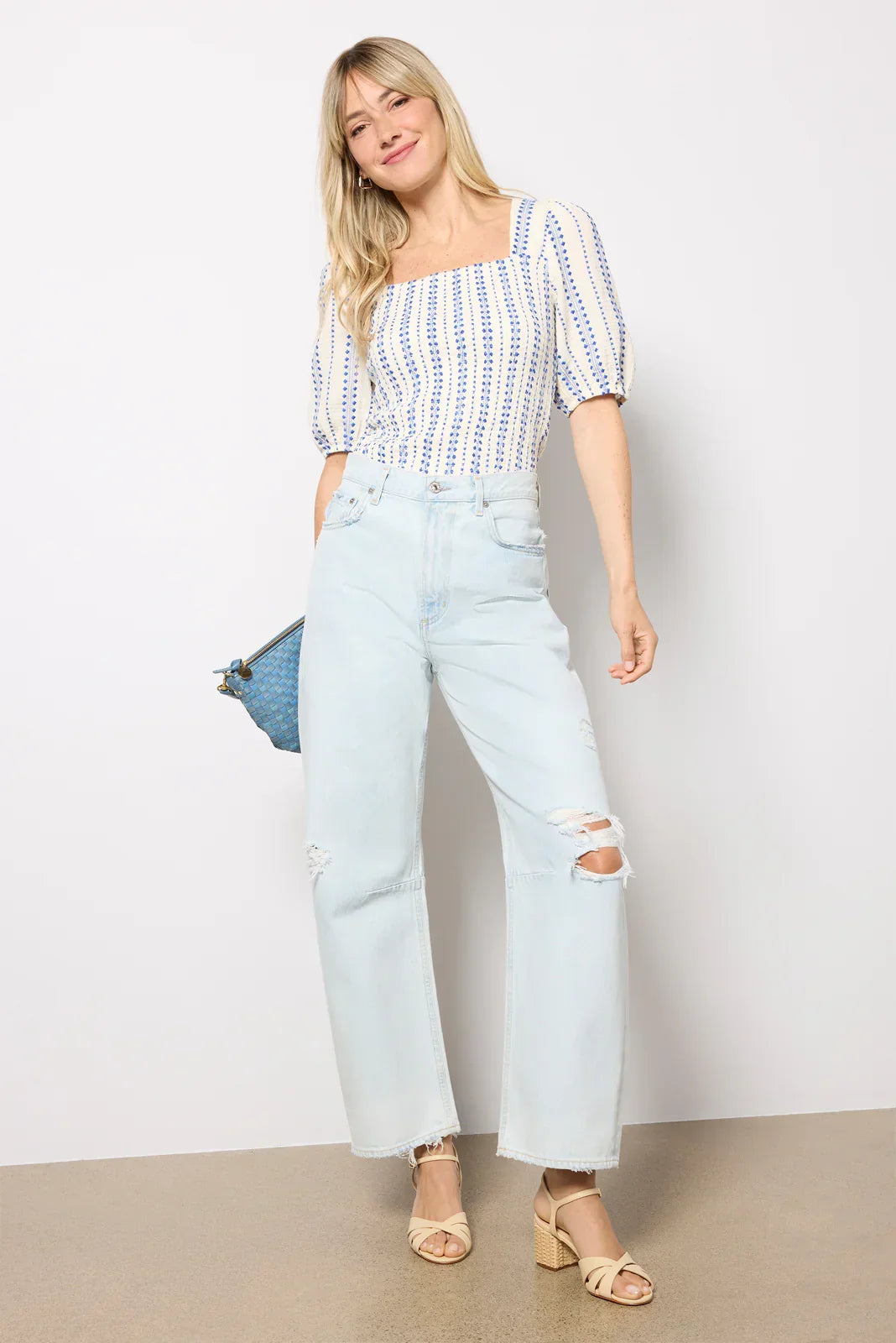Ellison Smocked Top