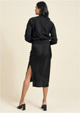 Texture Bomber Jacket Jet Black