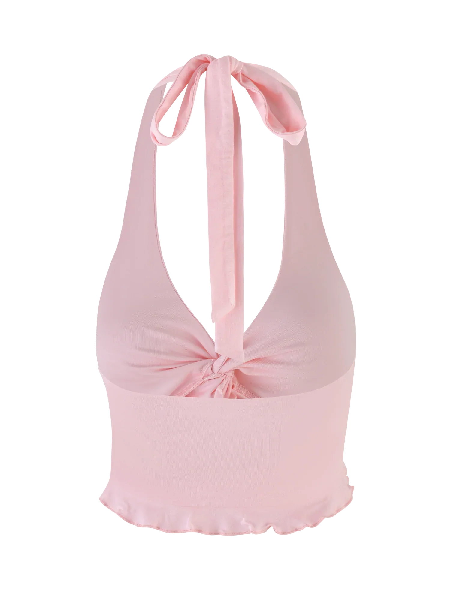 KATYA HALTER TOP PALE PINK