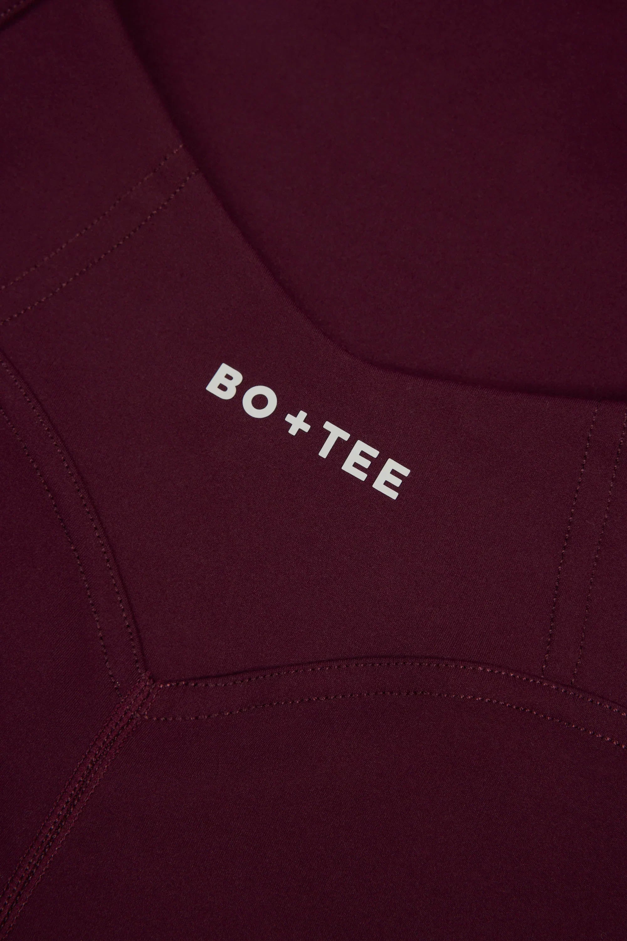 Soft Active Open Back Unitard in Burgundy
