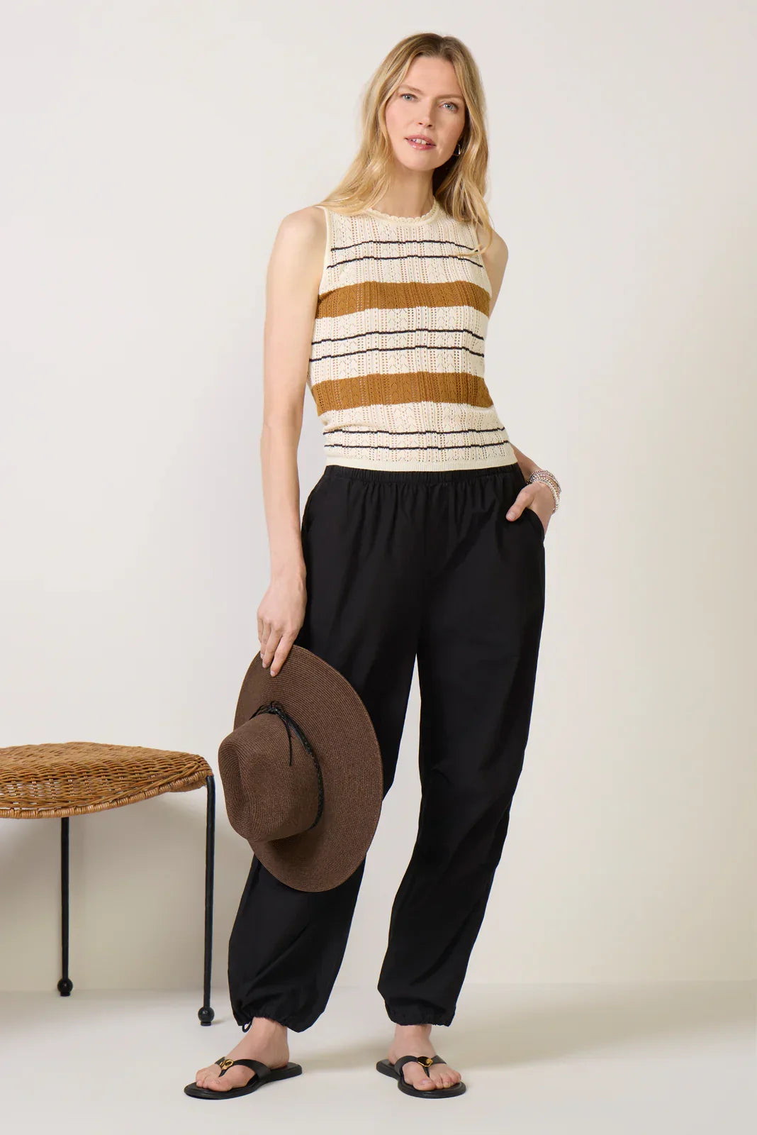 Dayton High Neck Sweater Tank