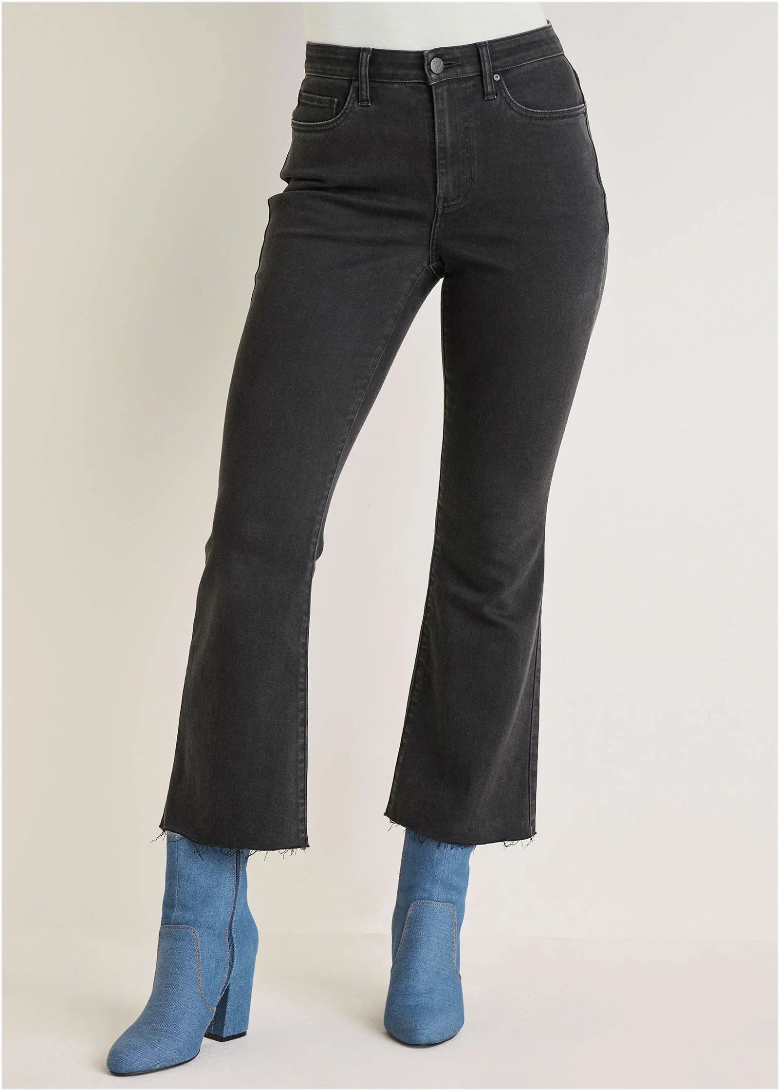 Brigitte Kick Flare Jeans Black Wash