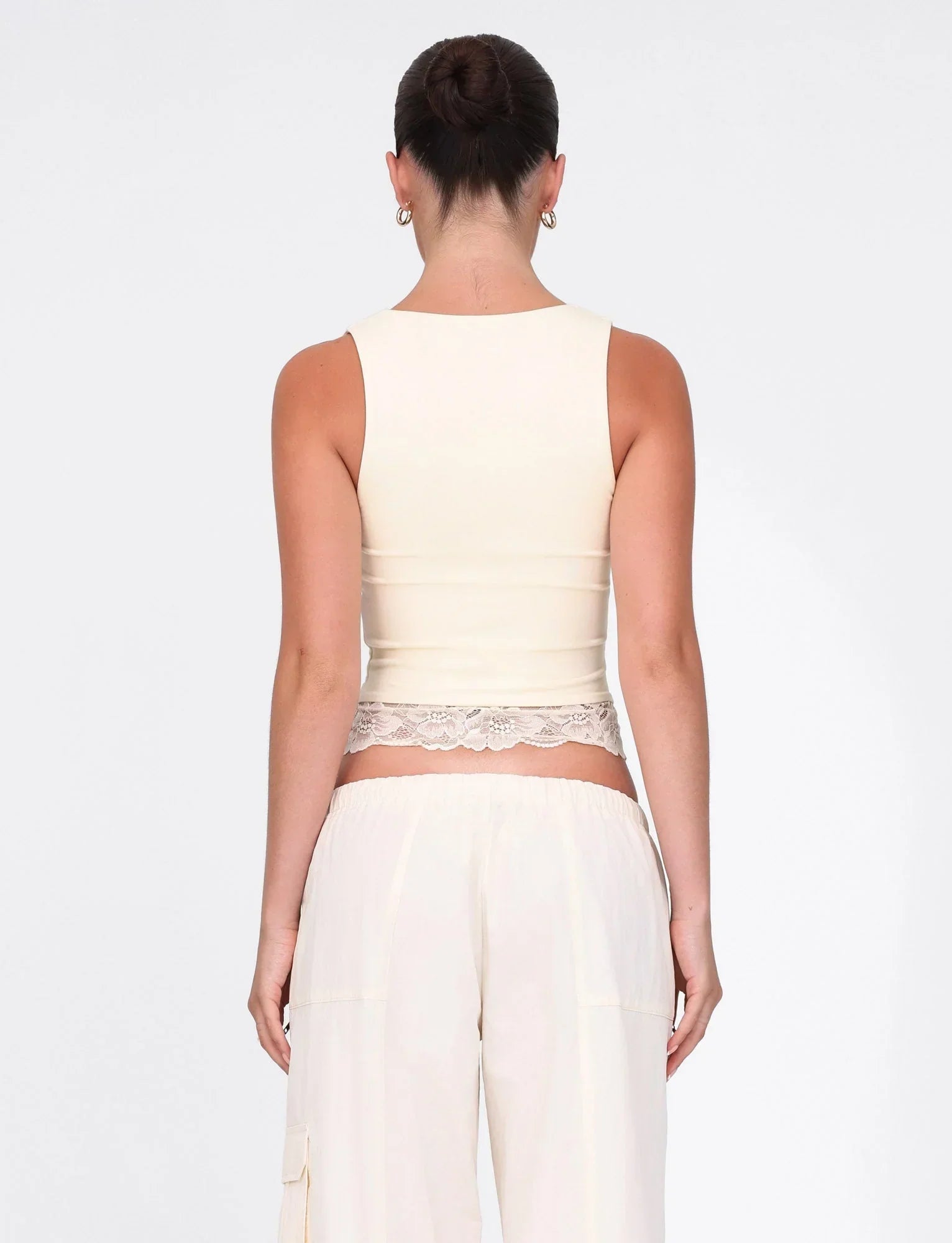 DIONE LACE TOP YELLOW BUTTER SOFT BUTTER