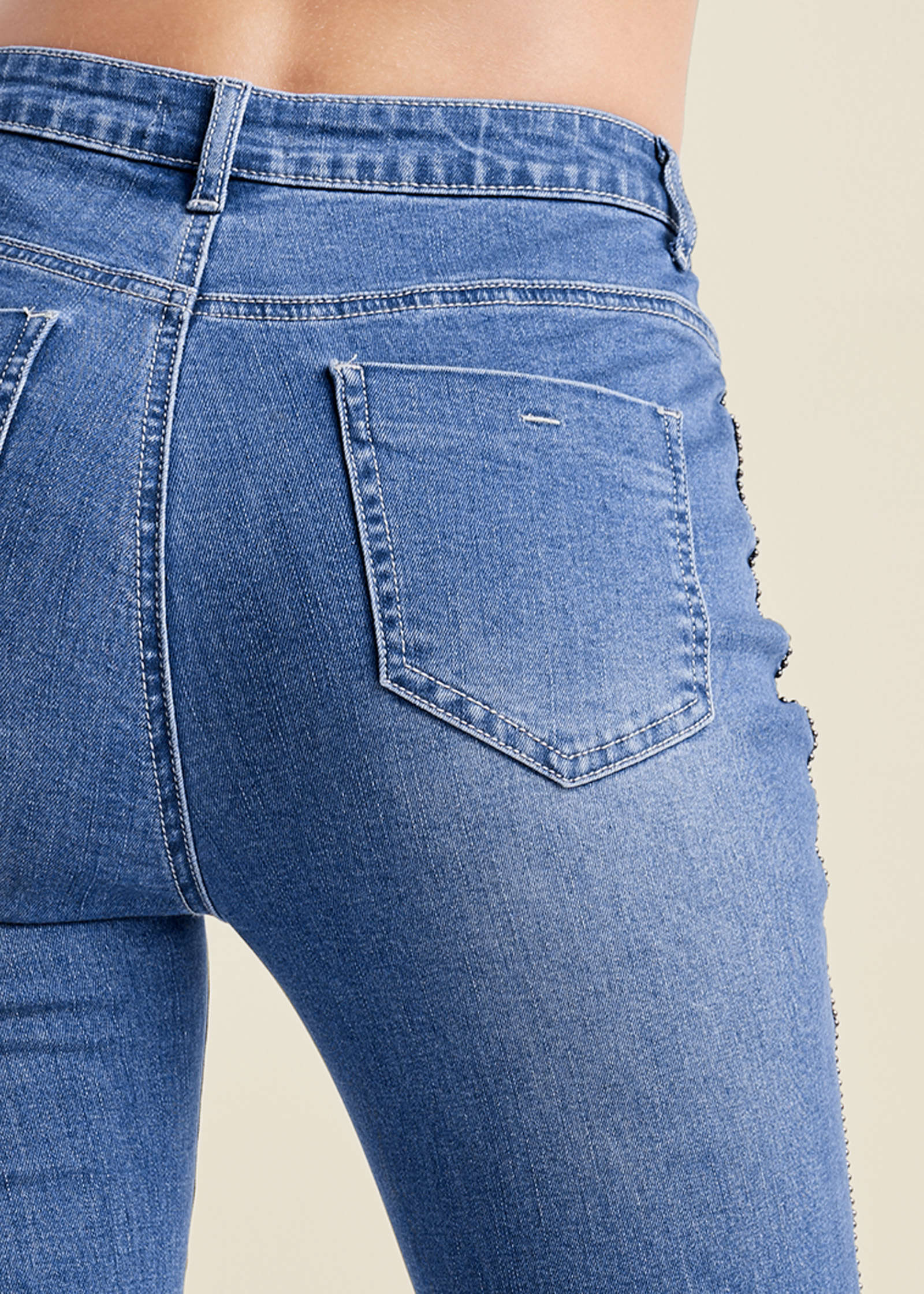 Extreme Flare Jeans Medium Wash