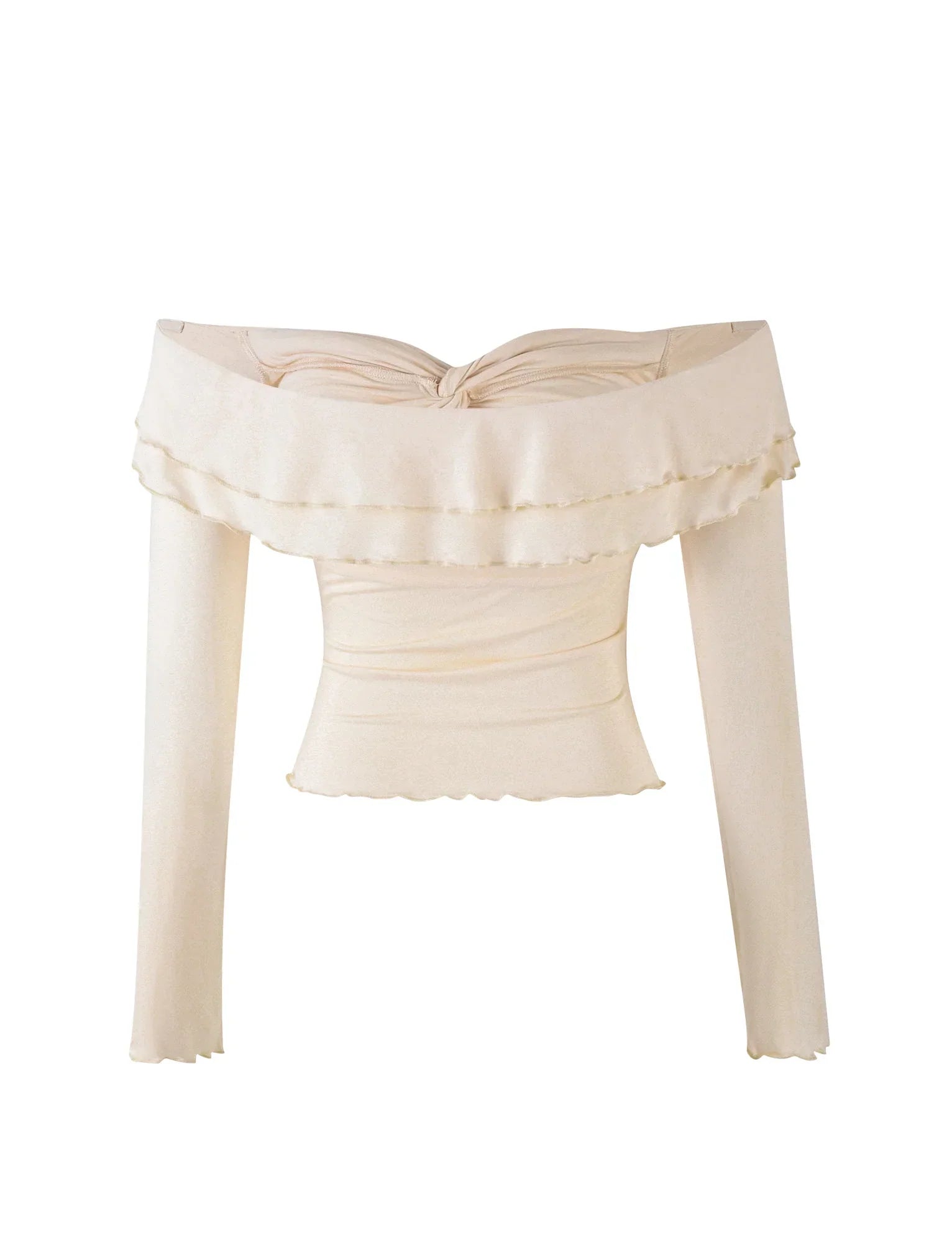 DENALI LONG SLEEVE TOP WHITE BONE