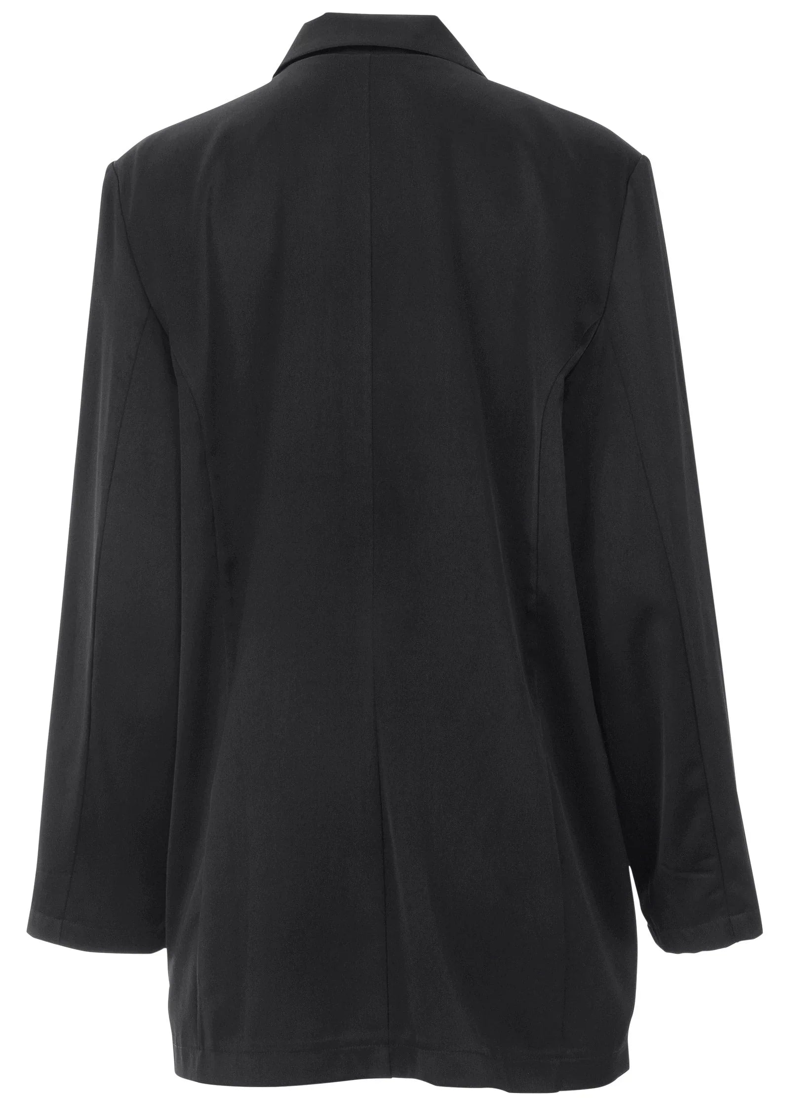 Double Breasted Blazer Jet Black