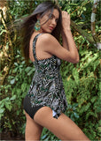 Sharkbite Hem Tankini Top Seagrass