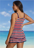 Crochet Cover Up Tank Top Americana