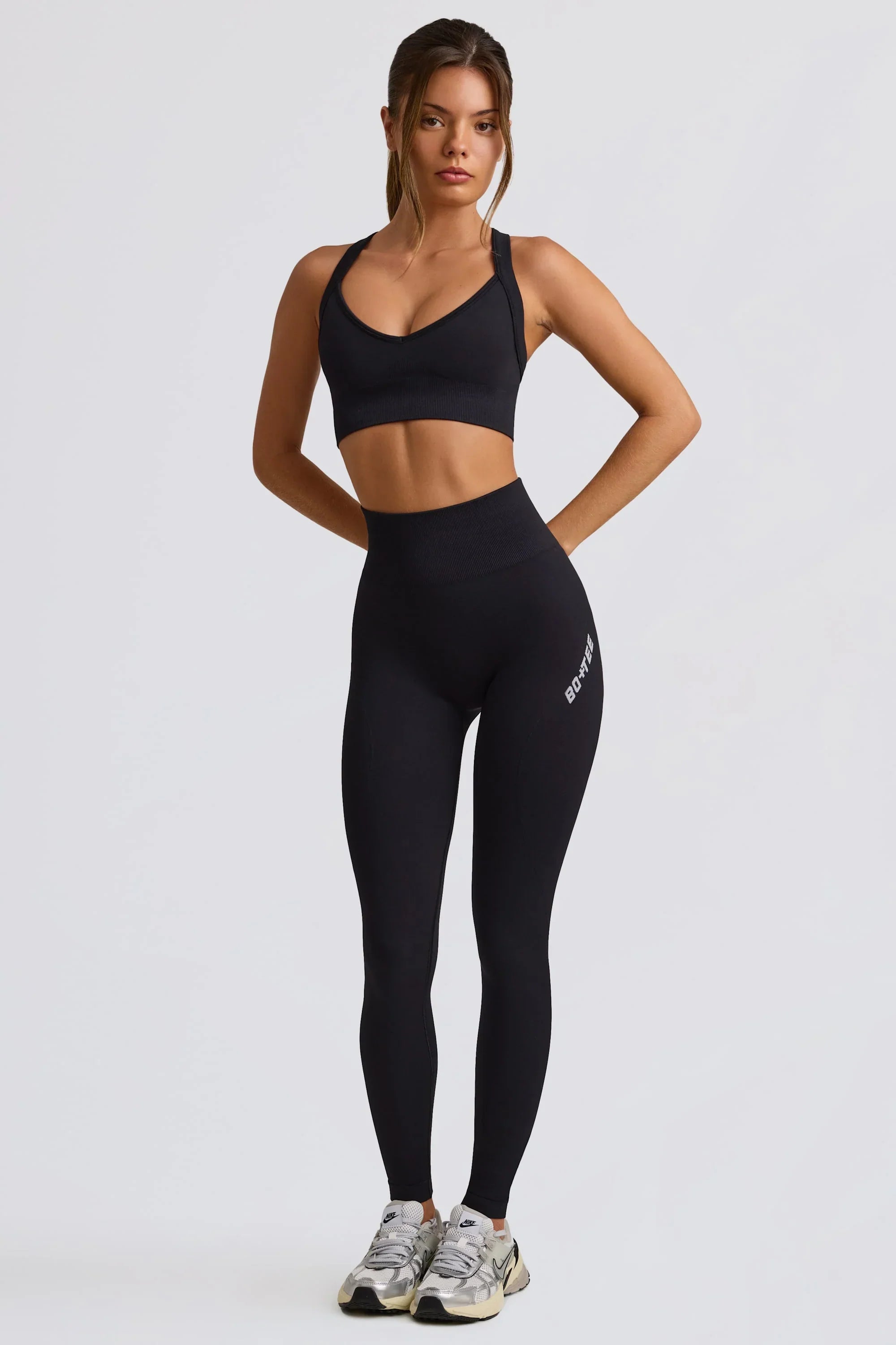 Super Sculpt Seamless High Waist Leggings in Black