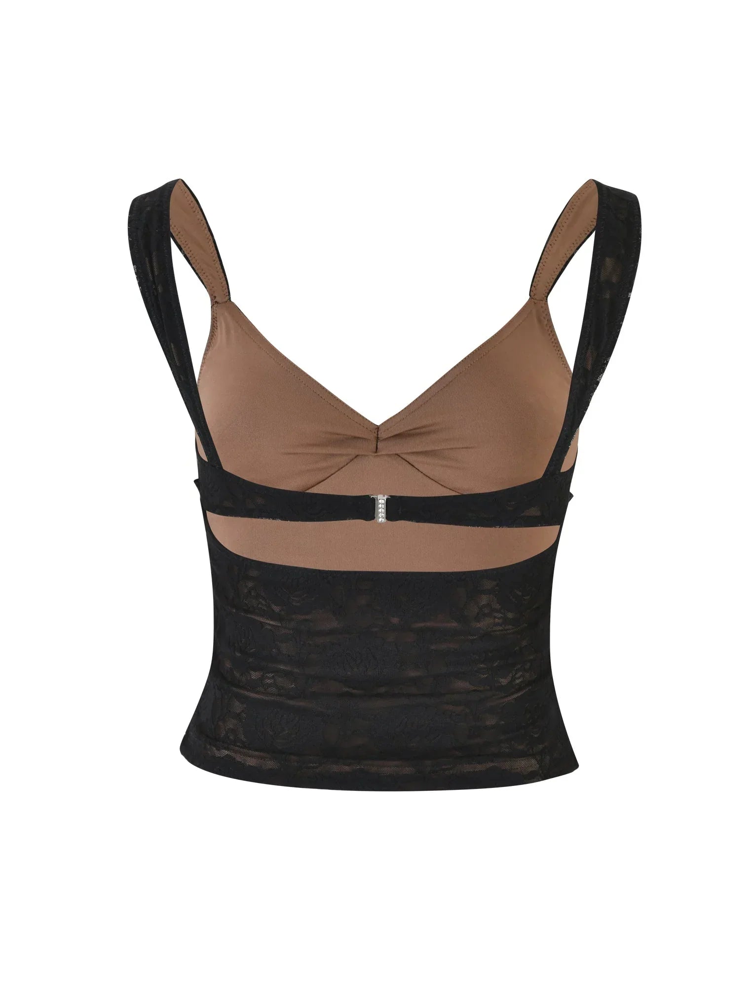 ISADORA TOP BLACK LACE