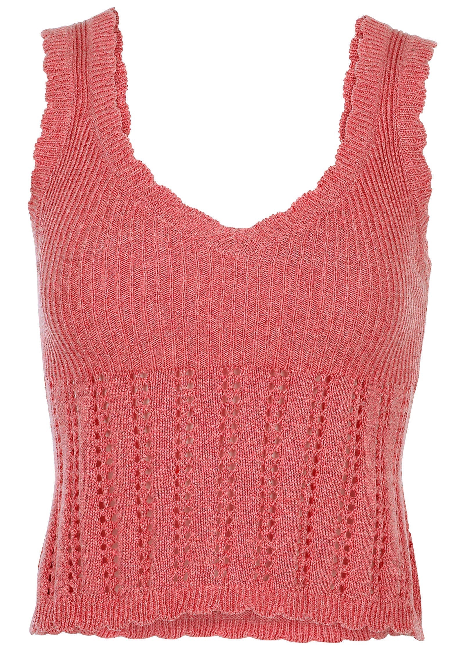 Pointelle Tank Paradise Pink
