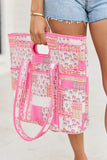 Avery Pink Patchwork Quilted Tote
