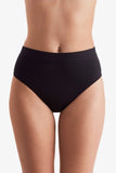 Brooke High Waist Pant Black Lido Rib