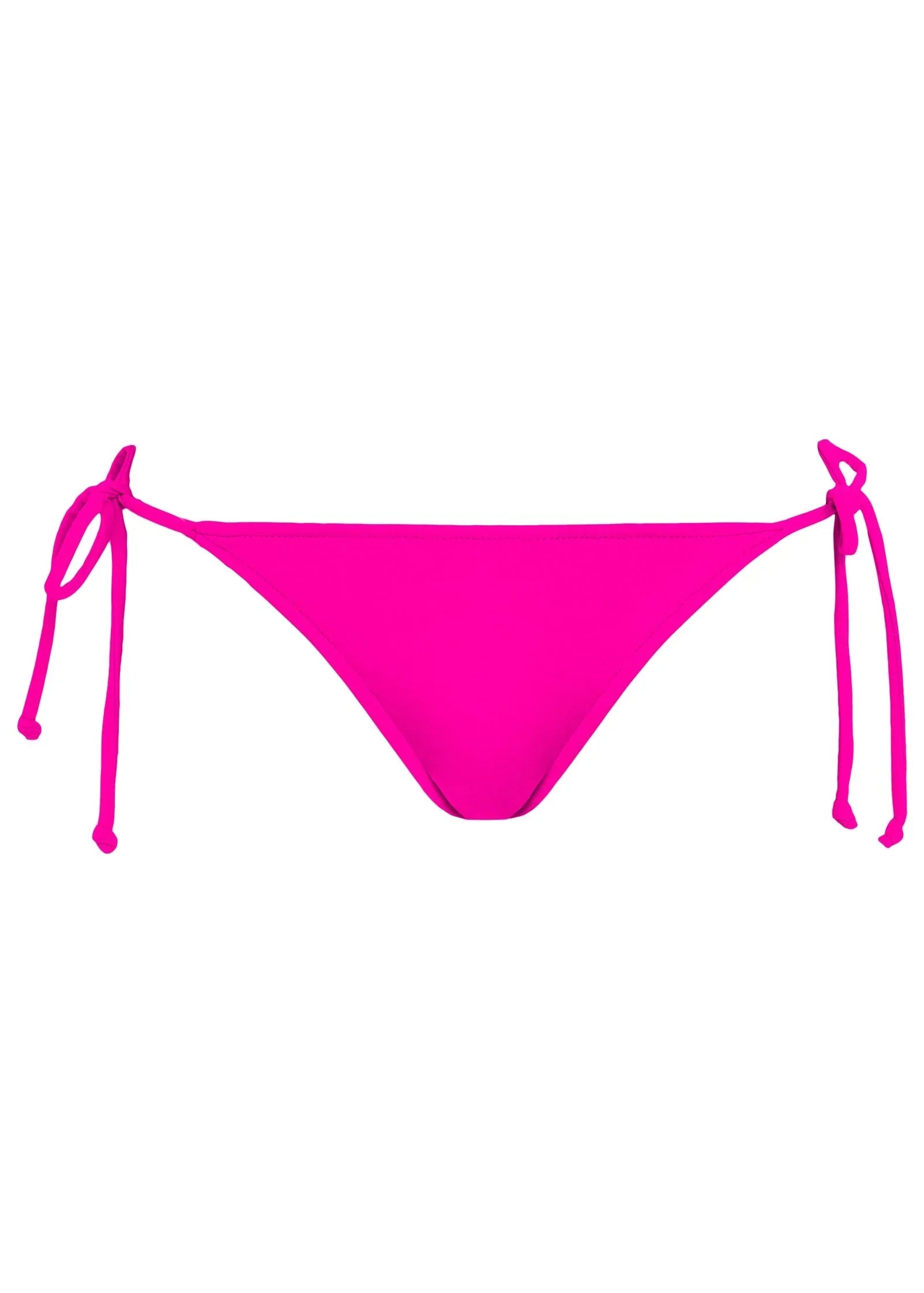 Miami Tie Side Moderate Bottom Electric Pink