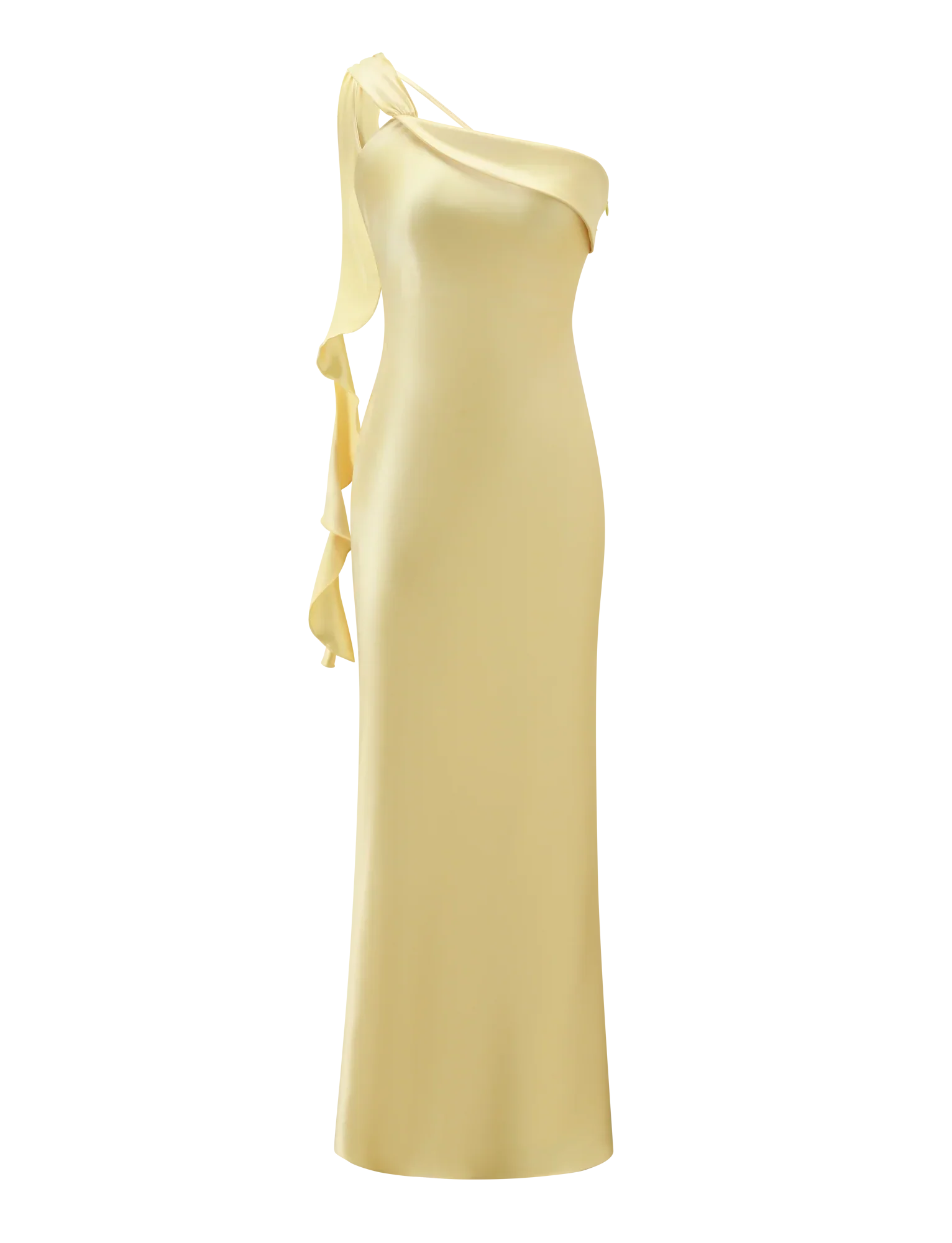 RAINEY MAXI DRESS BUTTER YELLOW