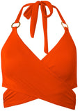 Laguna Wrap Underwire Top Burnt Orange
