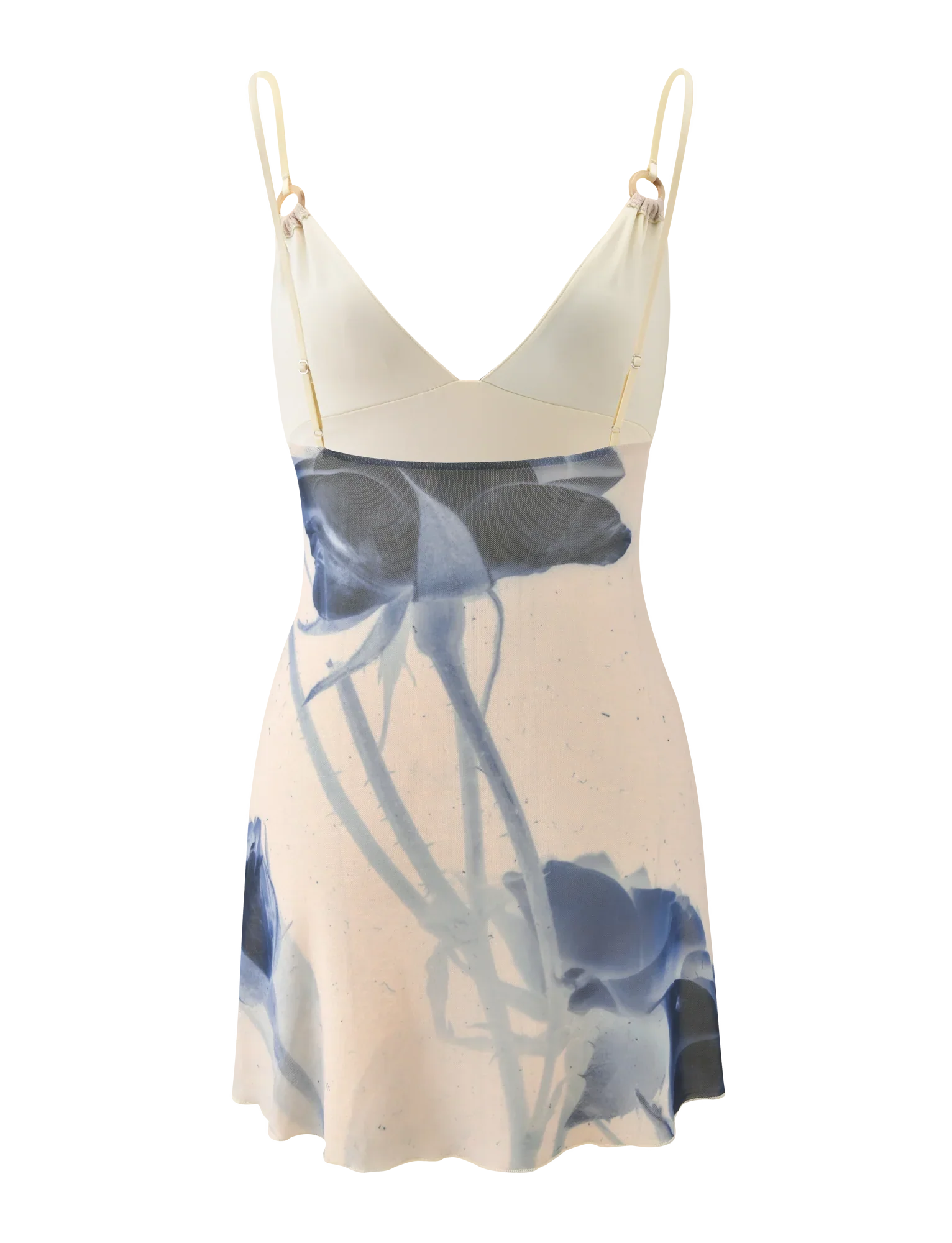 ROSY MINI DRESS INDIGO FLORAL