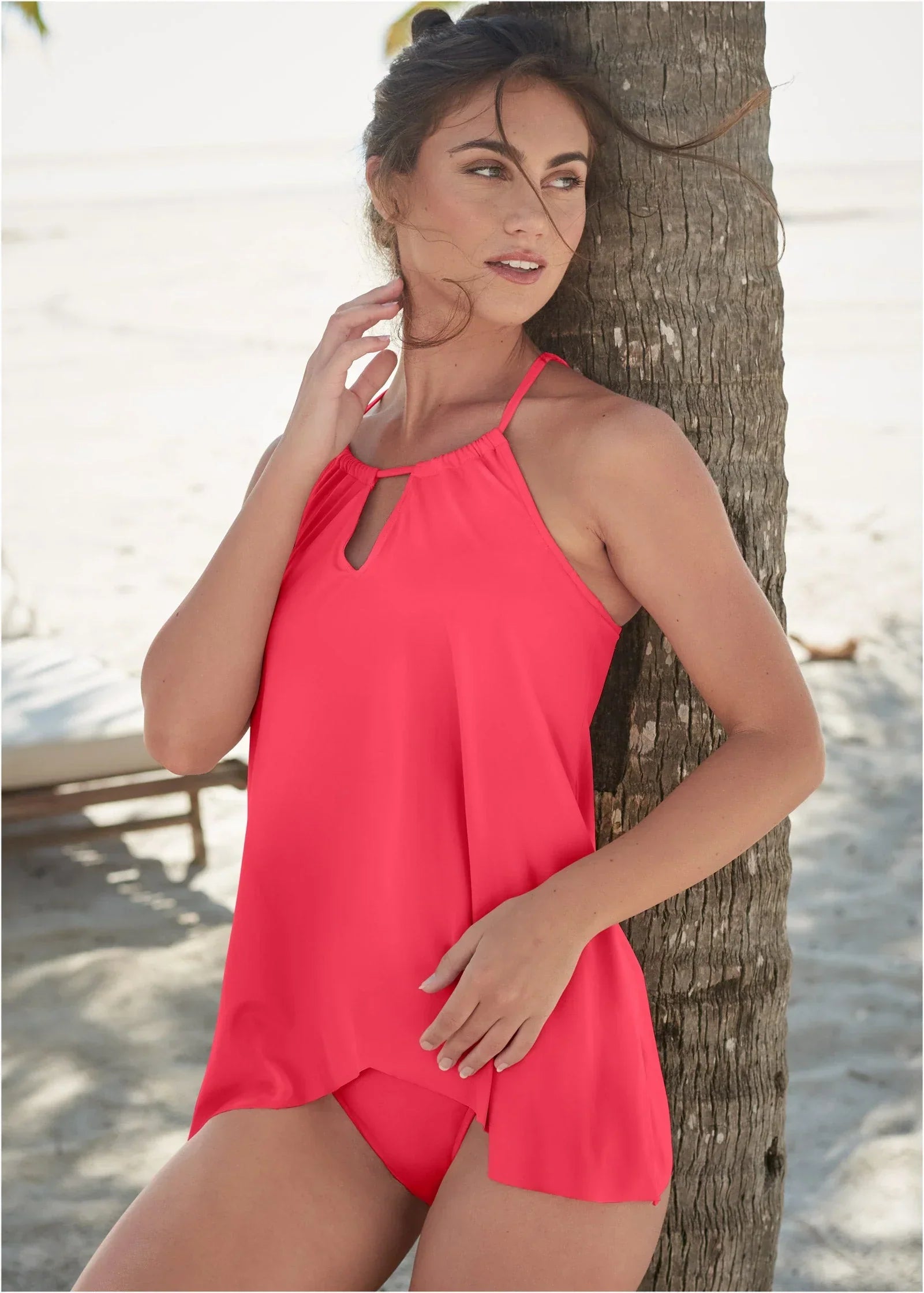 Georgia Tankini Top Sunset Pink