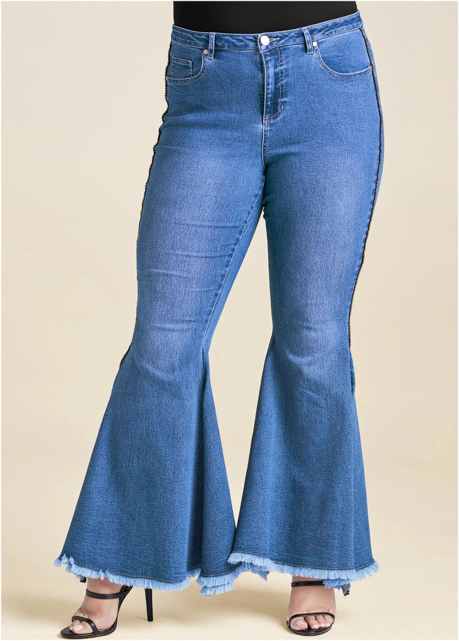 Extreme Flare Jeans Medium Wash