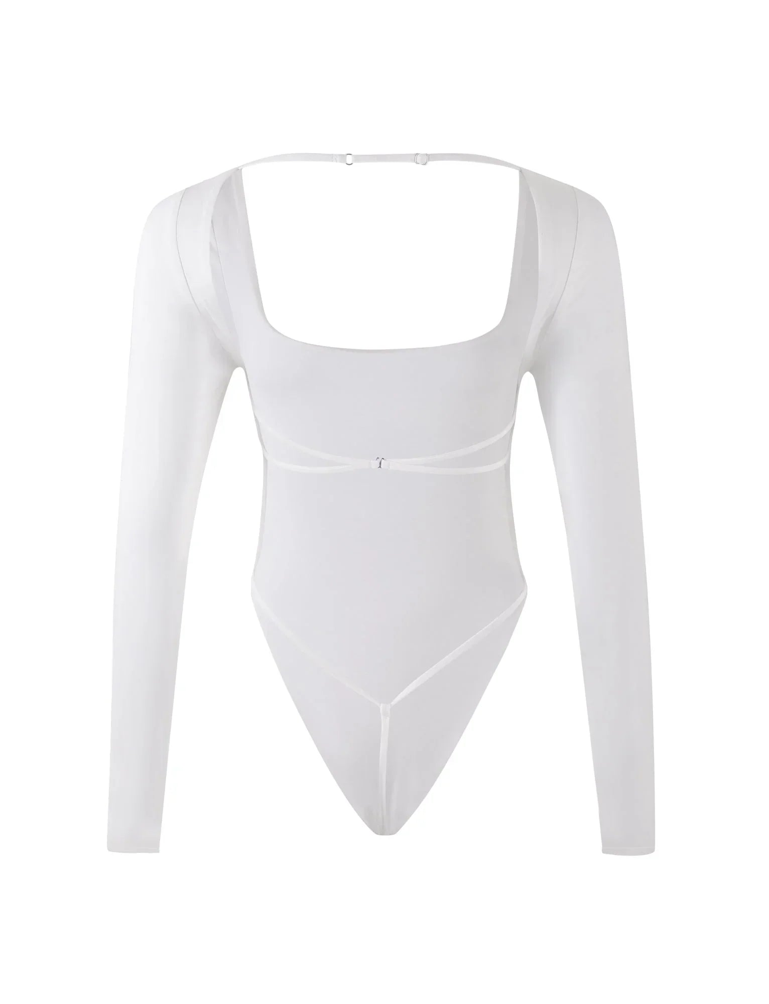 MINERVA LONG SLEEVE BODYSUIT WHITE