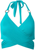 Laguna Wrap Underwire Top Aqua Reef