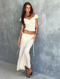 DENALI MAXI SKIRT NEUTRAL BONE