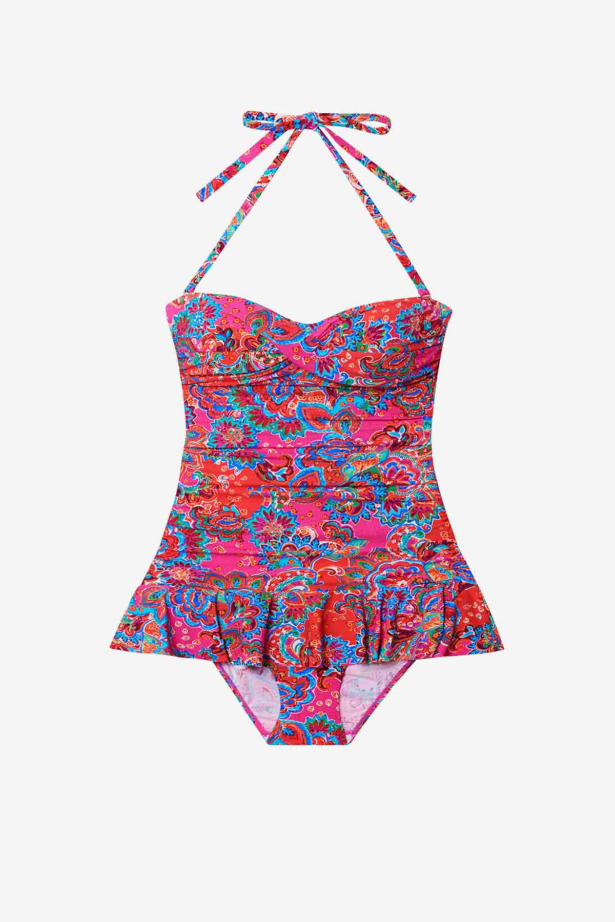 Aria Skirted One Piece Island Paisley