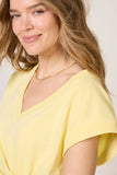 Nora V Neck Muscle Tee