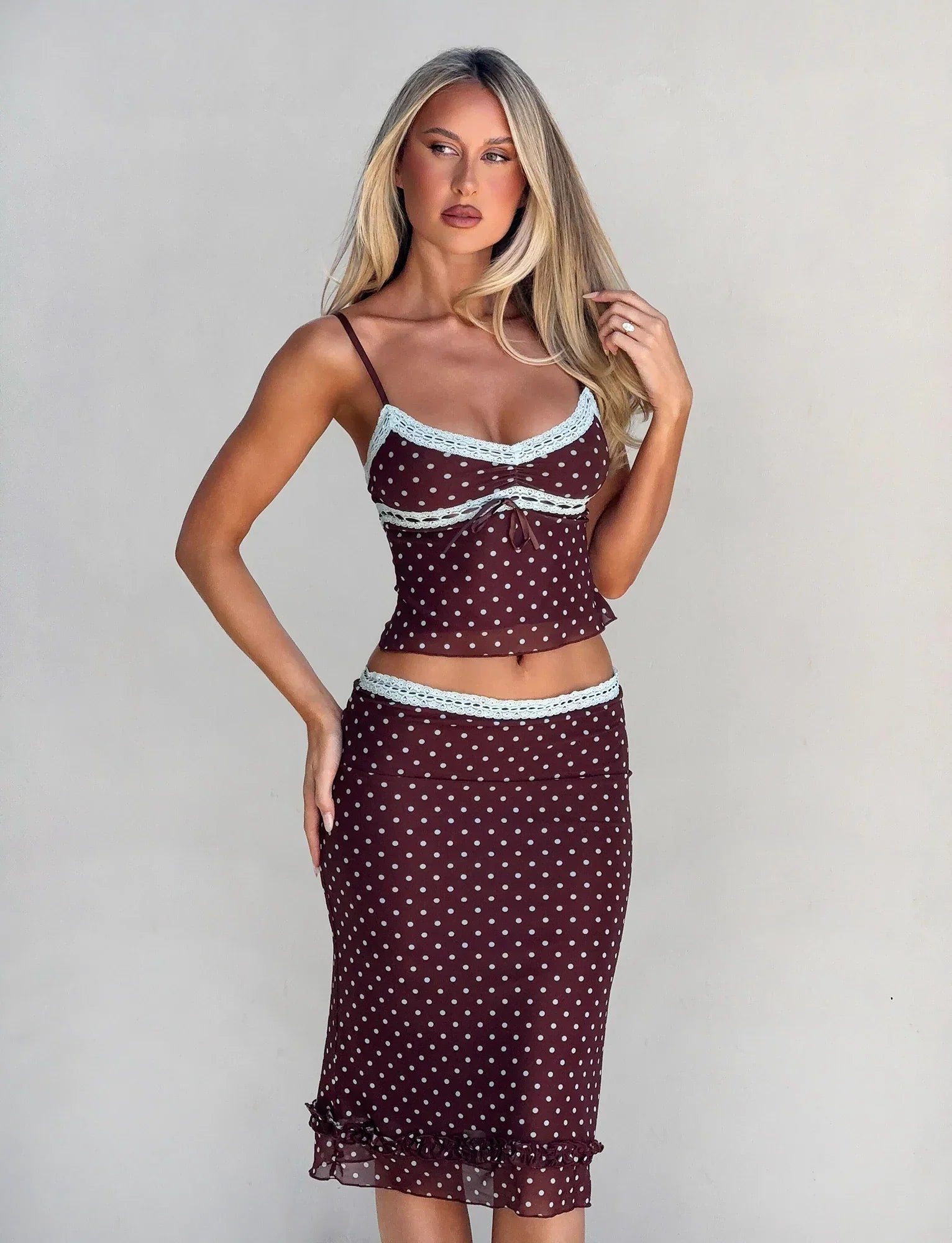 AMARA TOP POLKA DOT