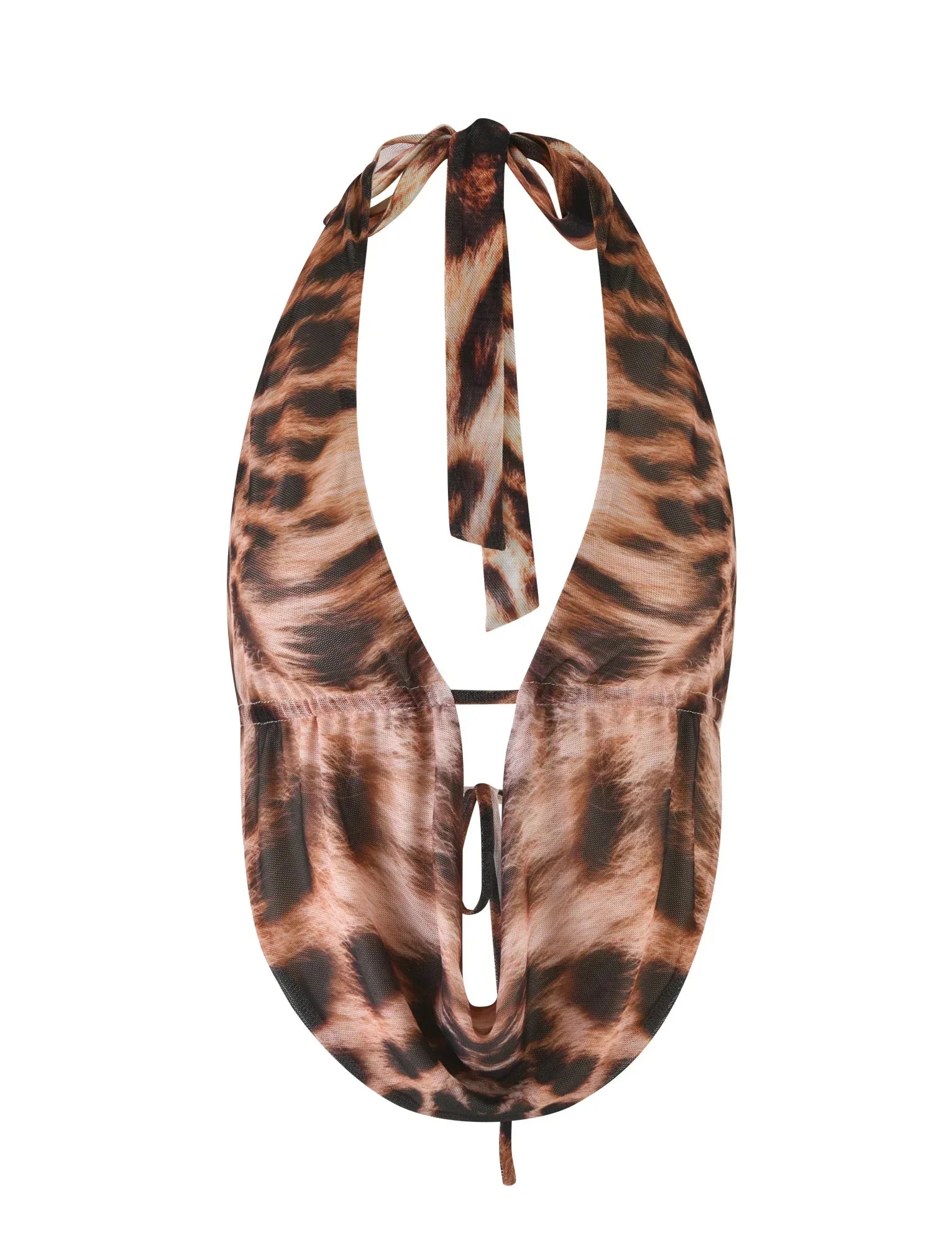 PEARL TOP NEUTRAL LEOPARD LEOPARD HAZE