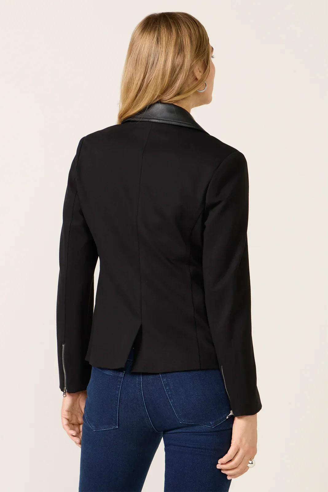Kaiya Mixed Media Blazer