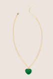 Sarah Stone Heart Necklace