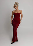 Rumour Has It Lace Maxi Dress Wine