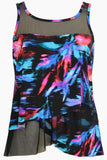 Plus Size Mirage Tankini Top in Fuego Floral
