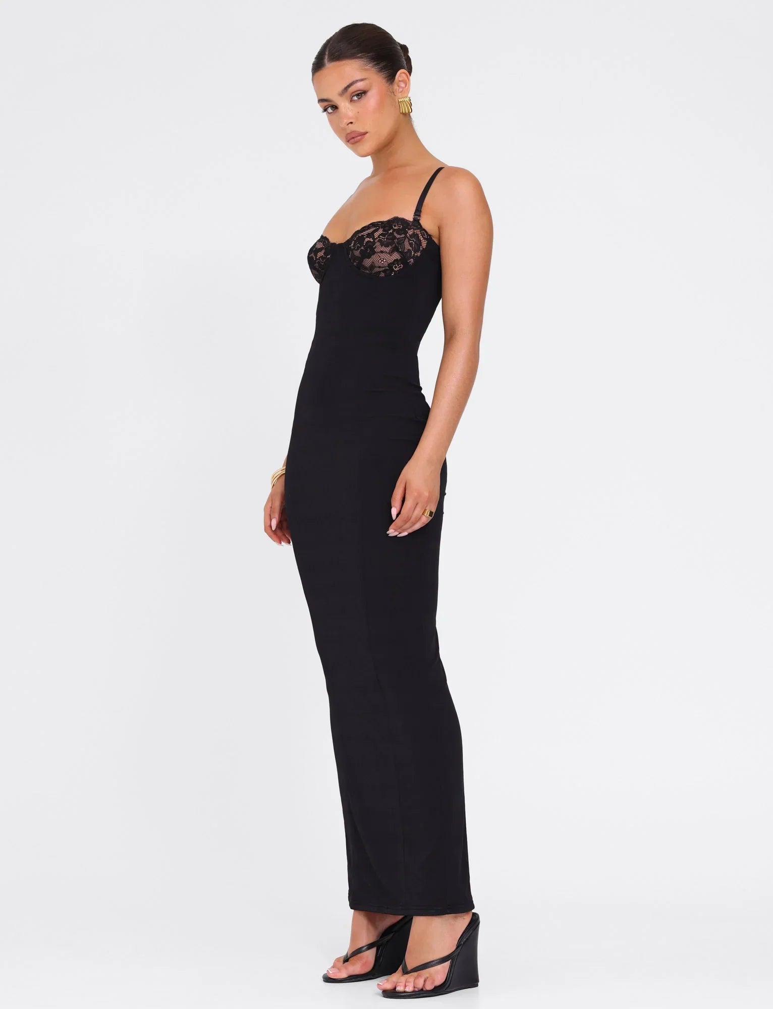ALLURA MAXI DRESS BLACK