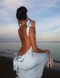 ZITA DRESS BLUE BABY BLUE