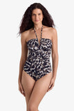 Sutton V Wire Bandeau One Piece Desert Skin