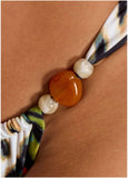 Adjustable Bikini Bottom Butterfly Cheetah