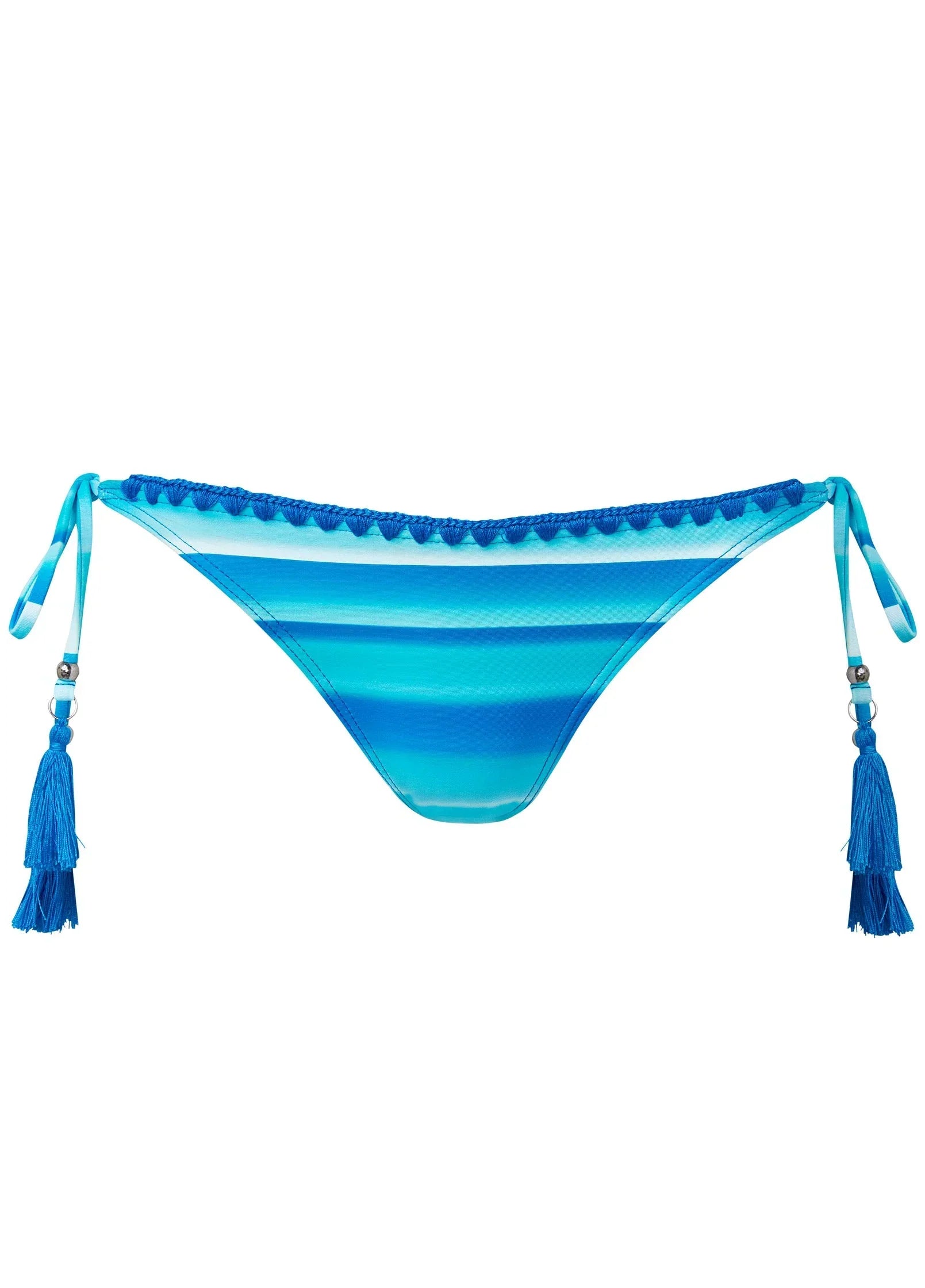 Tassel And Stitch Tie Side Bottom Seascape