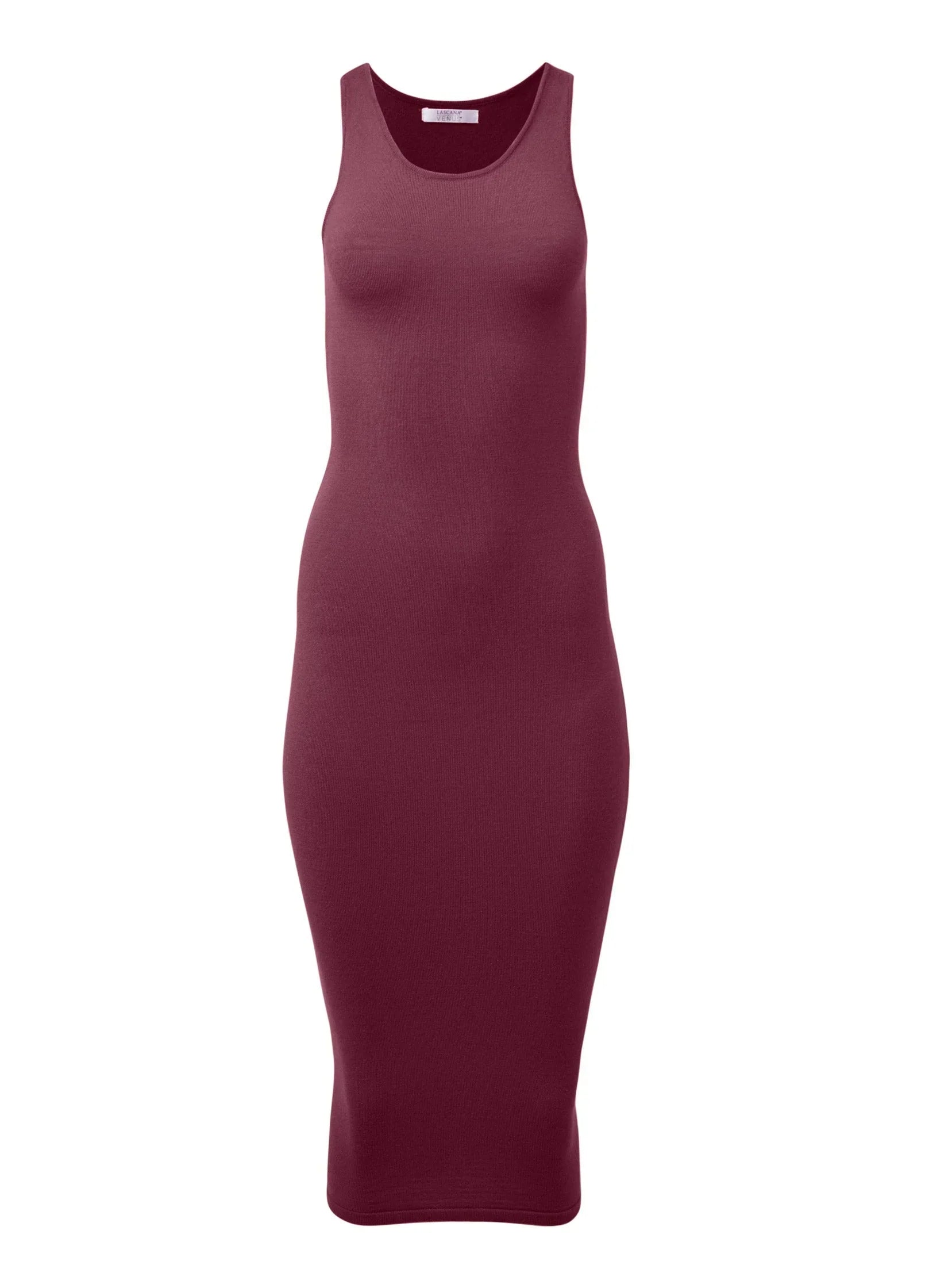 Midi Sweater Dress Berry